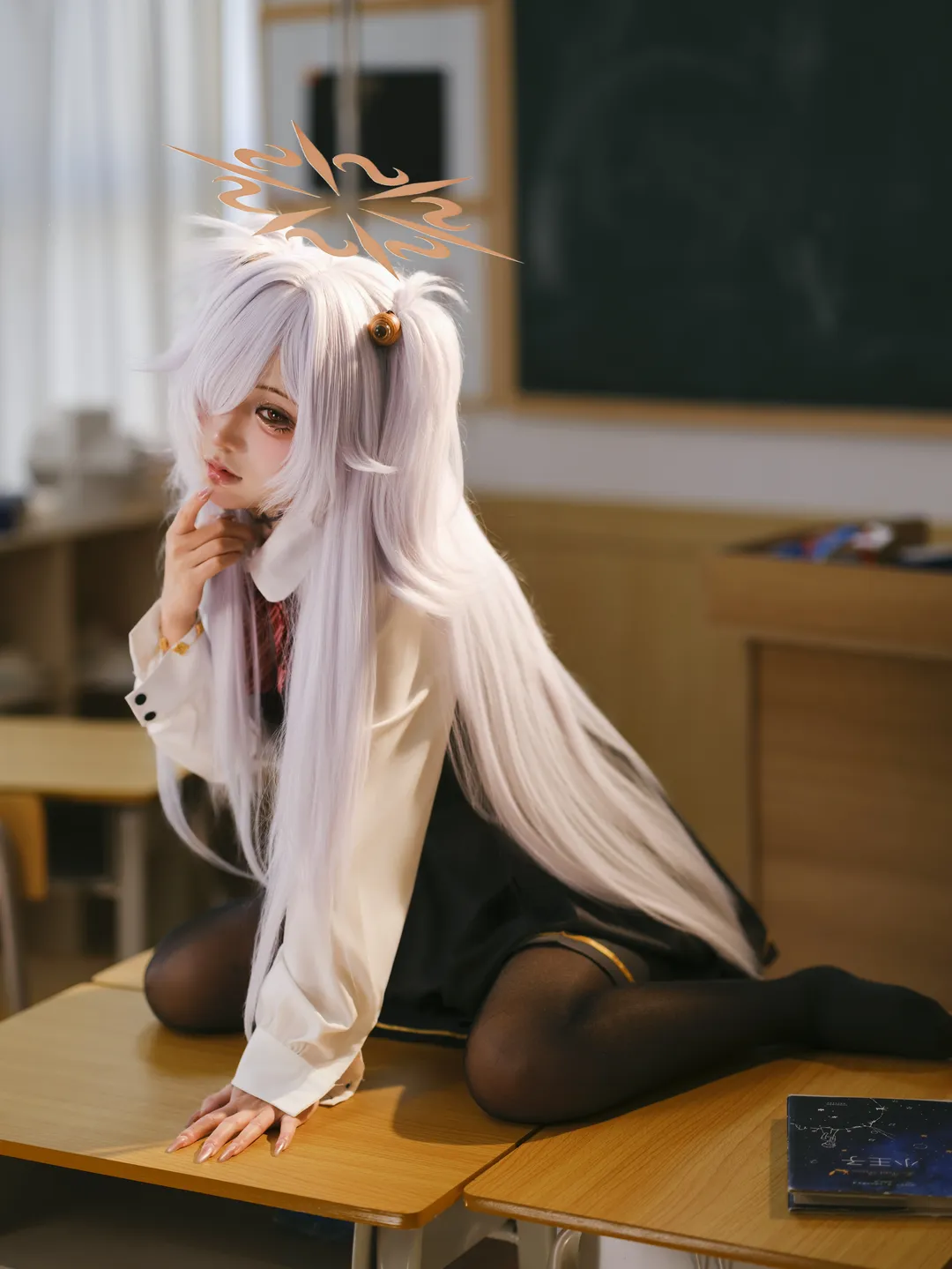 蔚蓝档案, 摄影分享, 二次元穿搭, 校园制服, 板垣鹿江cos - 第4张