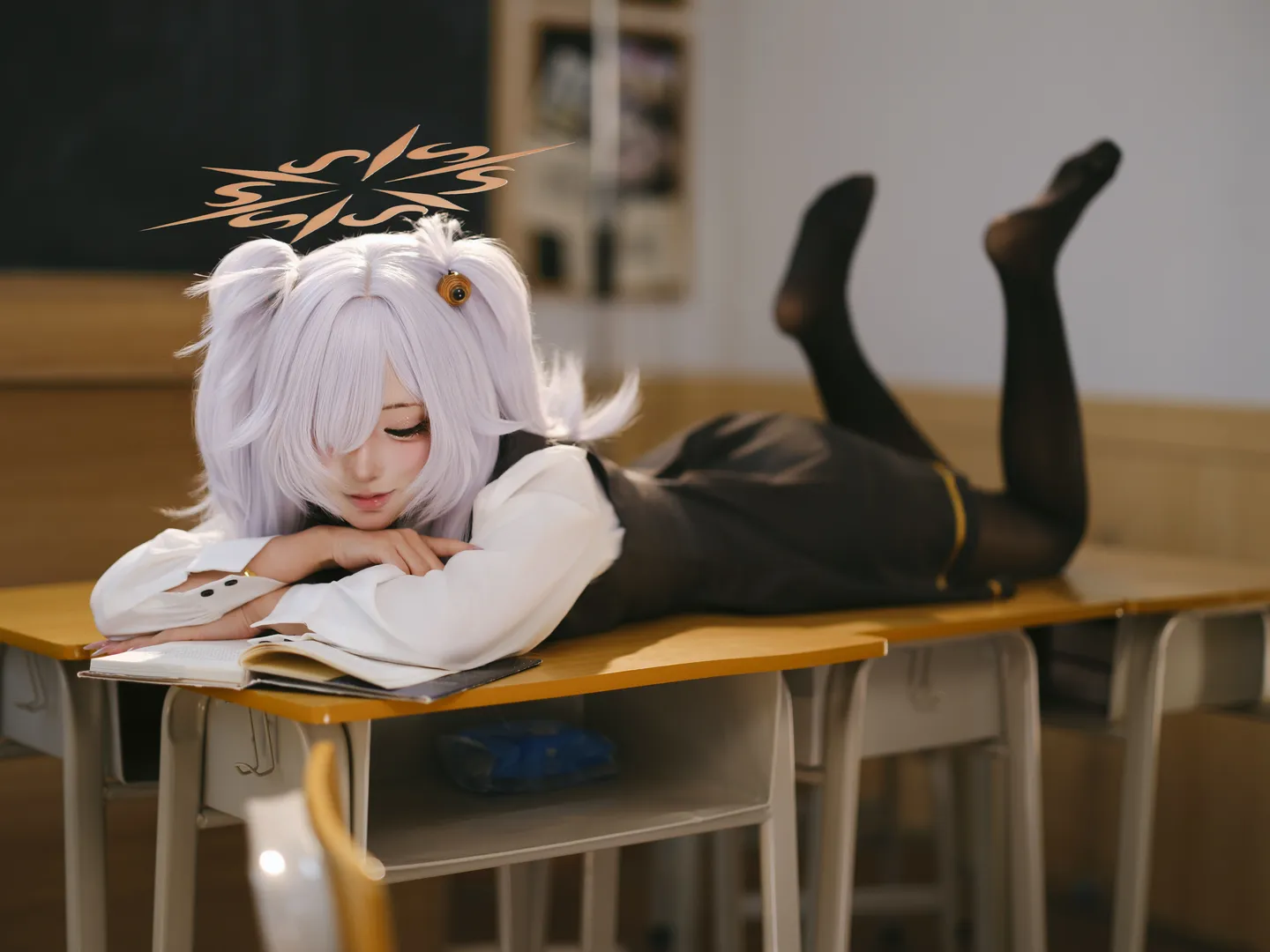 蔚蓝档案, 摄影分享, 二次元穿搭, 校园制服, 板垣鹿江cos