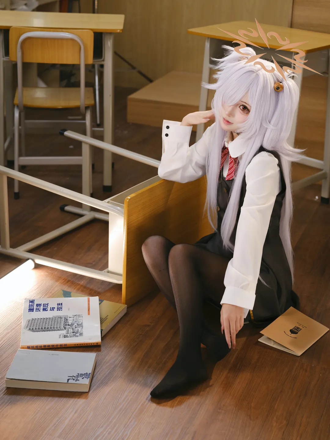 蔚蓝档案, 摄影分享, 二次元穿搭, 校园制服, 板垣鹿江cos - 第6张