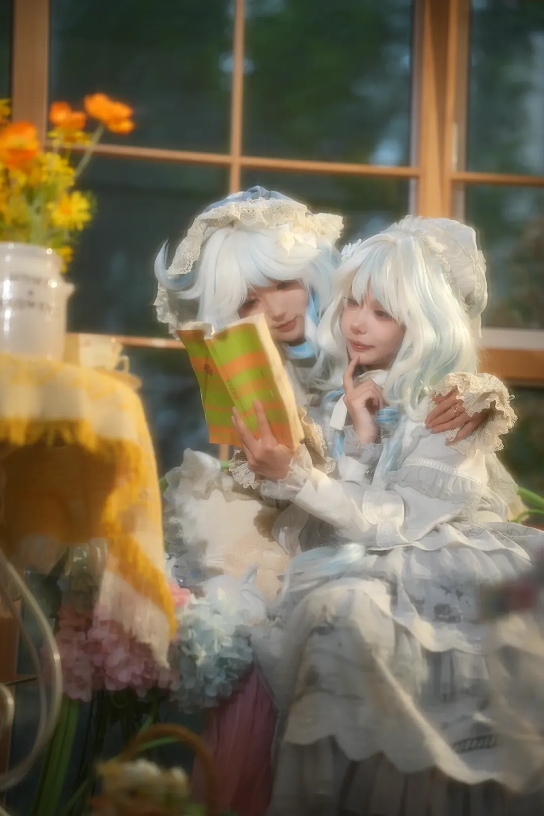 原神, 双人cos, 芙宁娜cos, 梦幻光影, 生贺正片