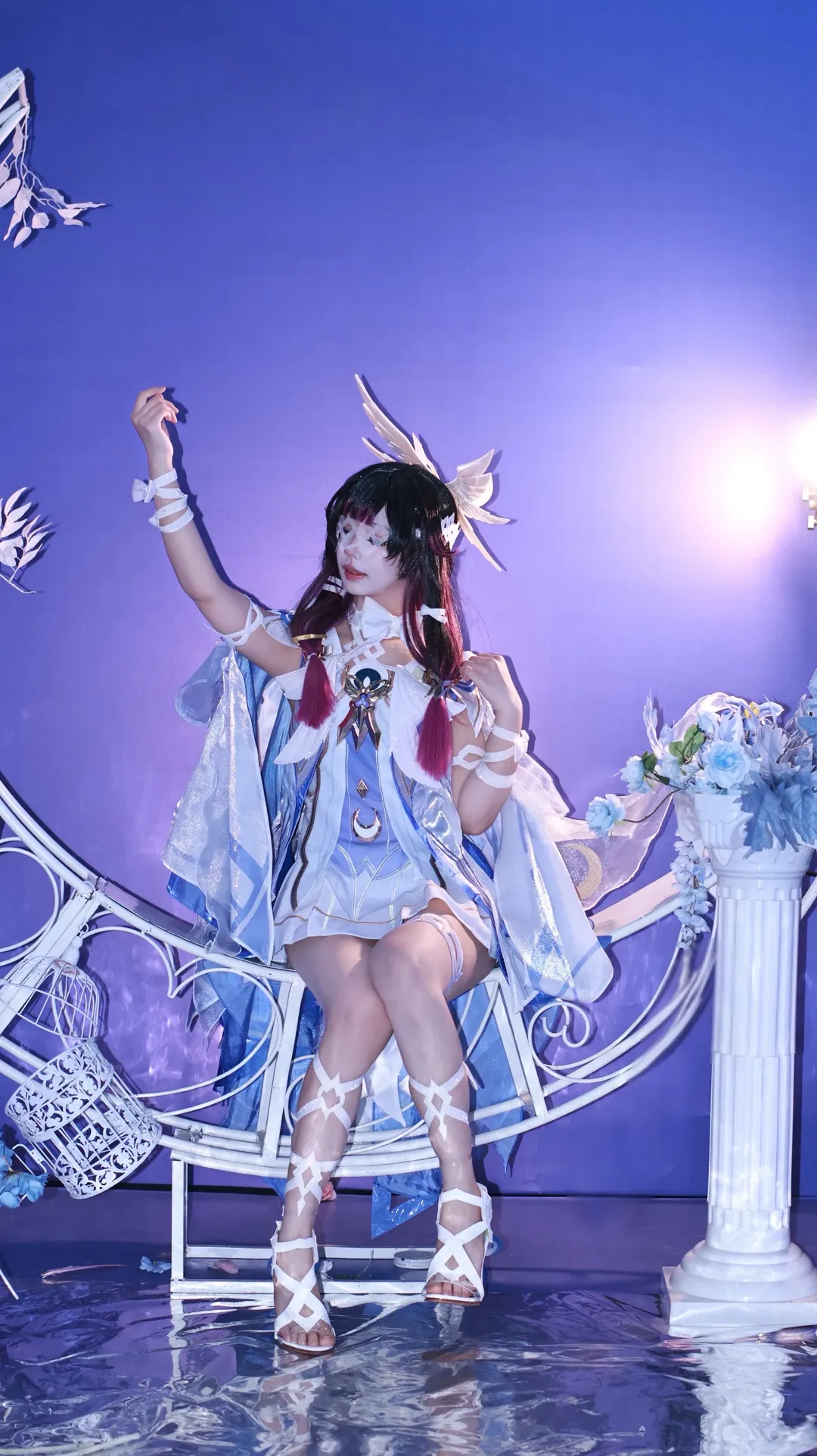 原神, コロンビーナ コスプレ, イベント写真, 少女コスプレ, コスプレコーディネート - 3枚目