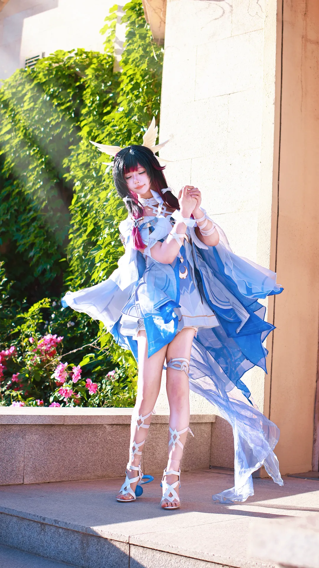 原神, 哥伦比娅cos, 二次元摄影, 户外cosplay, 少女cos - 第1张