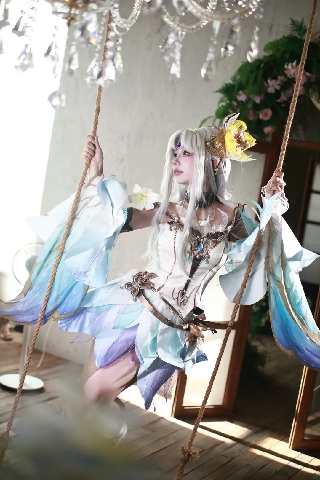 cosplay, 王者荣耀, 貂蝉cos, 金色仲夏夜之梦, 秋千cos - 第1张