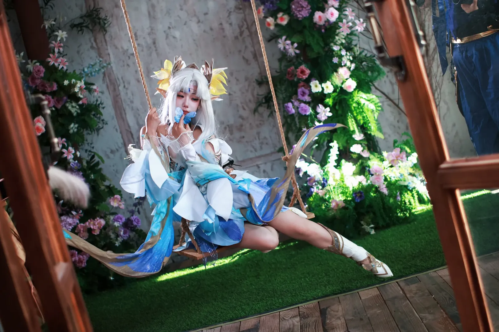 cosplay, 王者荣耀, 貂蝉cos, 金色仲夏夜之梦, 秋千cos