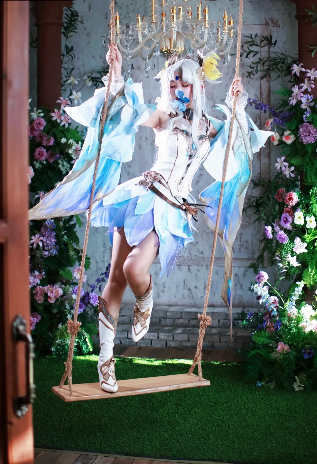 cosplay, 王者荣耀, 貂蝉cos, 金色仲夏夜之梦, 秋千cos - 第3张