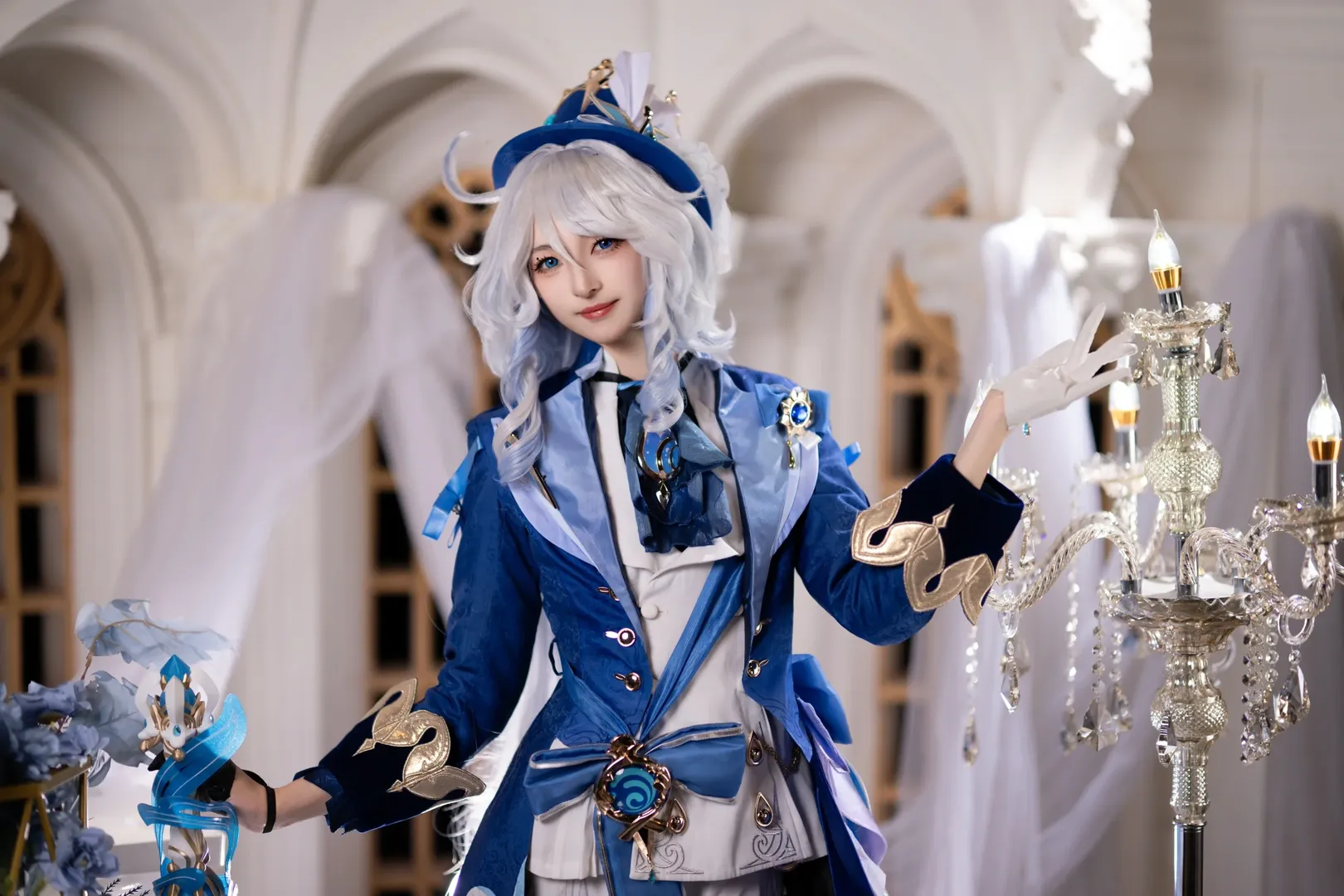 原神, 芙宁娜cos, 枫丹, 水神, cosplay日常 - 第2张