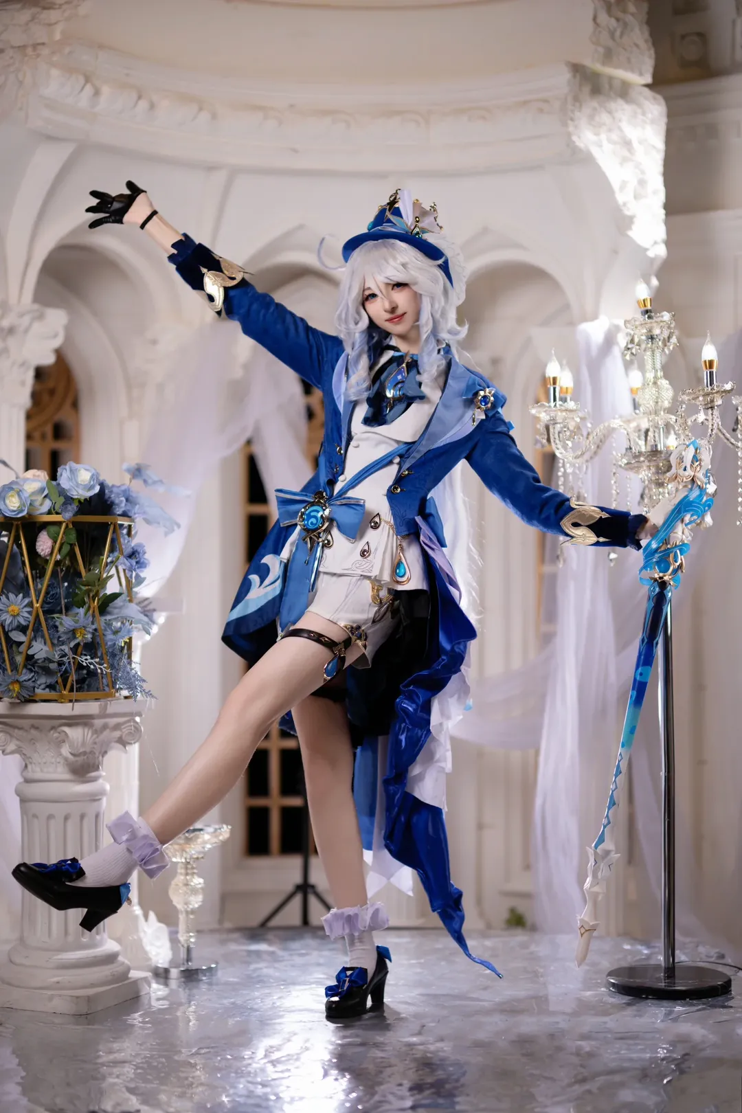 原神, 芙宁娜cos, 枫丹, 水神, cosplay日常 - 第4张