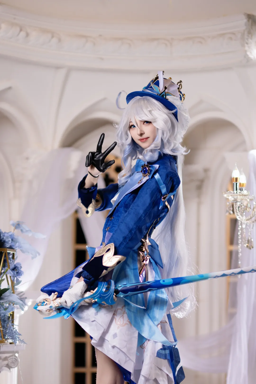 原神, 芙宁娜cos, 枫丹, 水神, cosplay日常 - 第5张