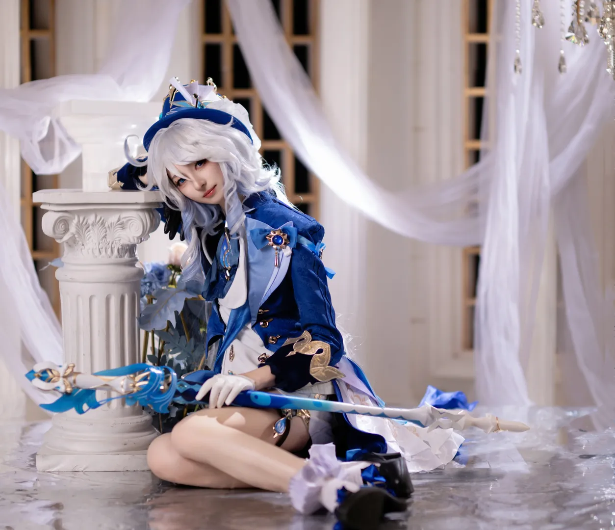原神, 芙宁娜cos, 枫丹, 水神, cosplay日常 - 第7张