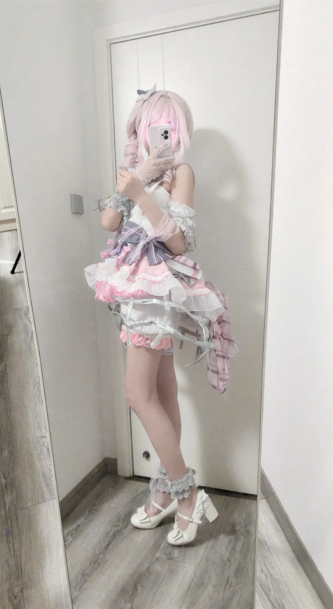 プロジェクトセカイ, 二次元ファッション, ピンクのウィッグ, 暁山瑞希のコスプレ, ロリータ風コスプレ - 2枚目