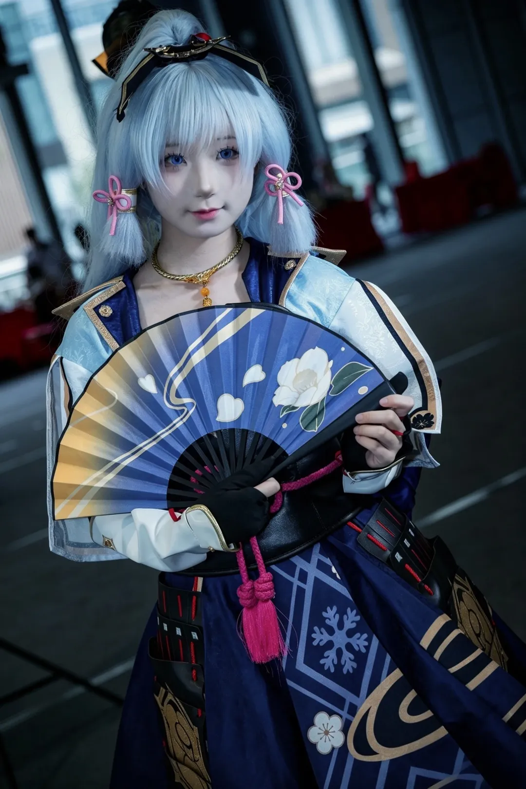 原神, 二次元cosplay, 神里绫华cos, 漫展摄影, 白鹭公主 - 第3张