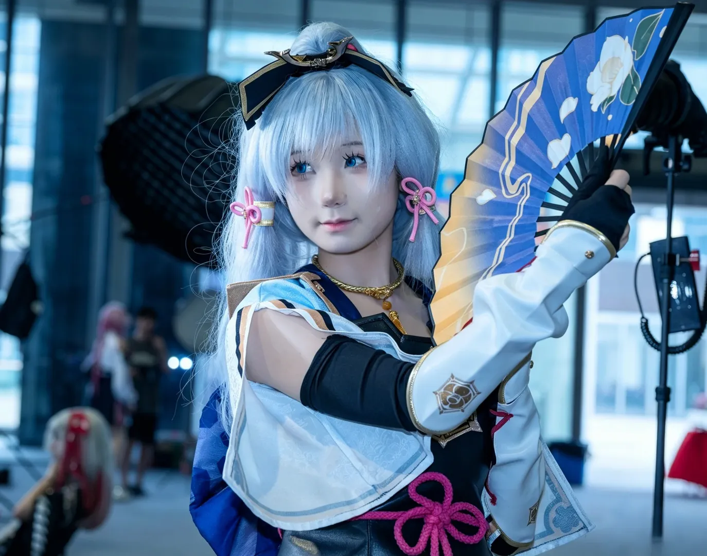 原神, 二次元cosplay, 神里绫华cos, 漫展摄影, 白鹭公主 - 第4张
