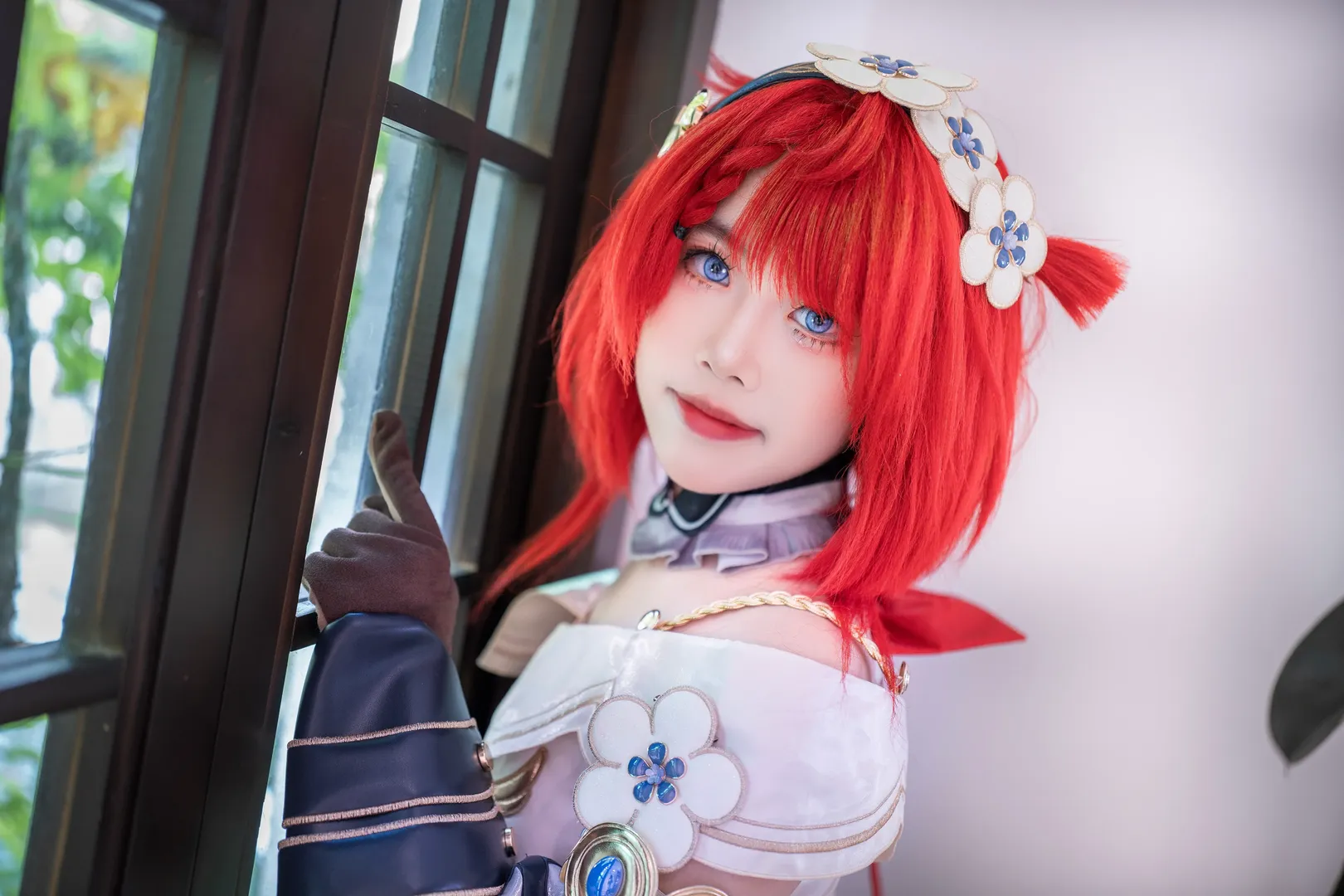 崩坏星穹铁道, 缇宝cos, cosplay摄影, 红发cos, 二次元外景 - 第1张
