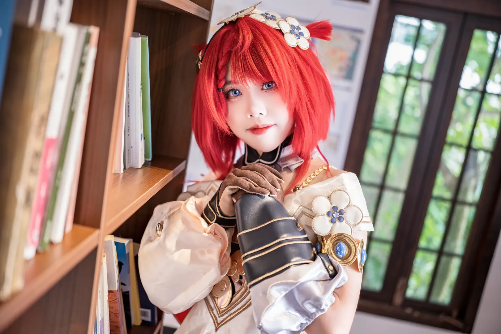 崩坏星穹铁道, 缇宝cos, cosplay摄影, 红发cos, 二次元外景 - 第12张