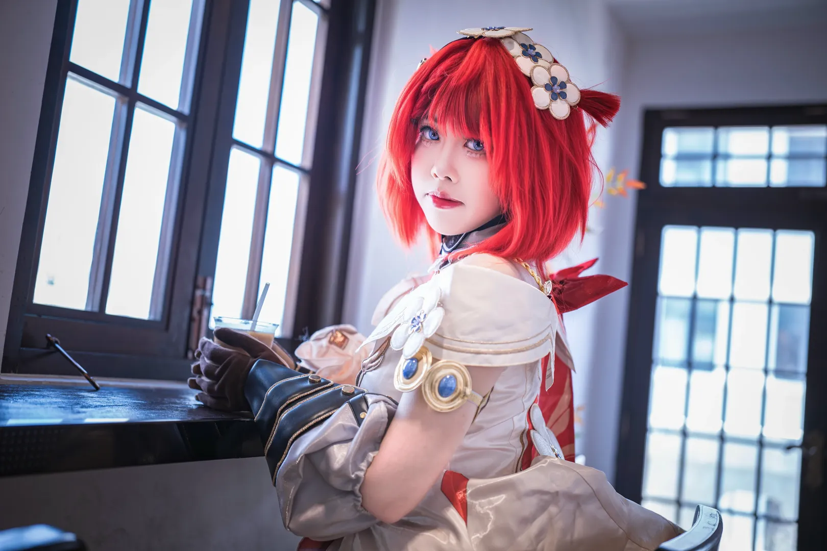 崩坏星穹铁道, 缇宝cos, cosplay摄影, 红发cos, 二次元外景 - 第3张