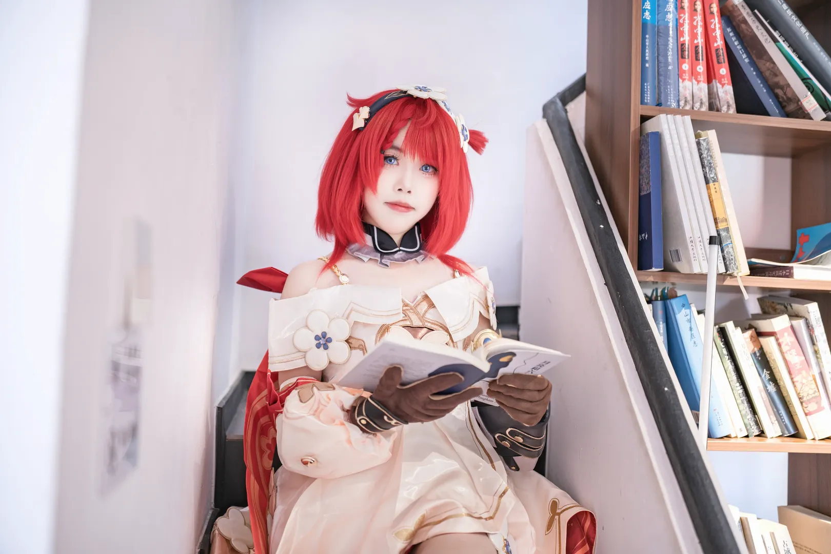 崩坏星穹铁道, 缇宝cos, cosplay摄影, 红发cos, 二次元外景 - 第4张