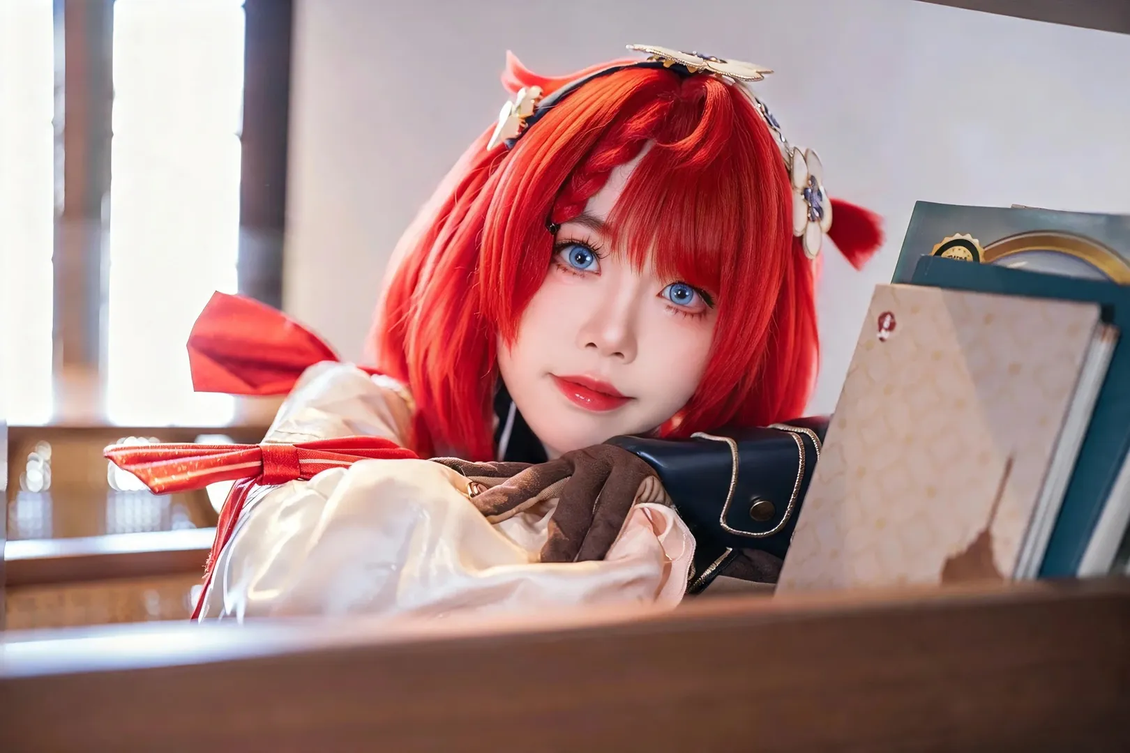 崩坏星穹铁道, 缇宝cos, cosplay摄影, 红发cos, 二次元外景 - 第9张