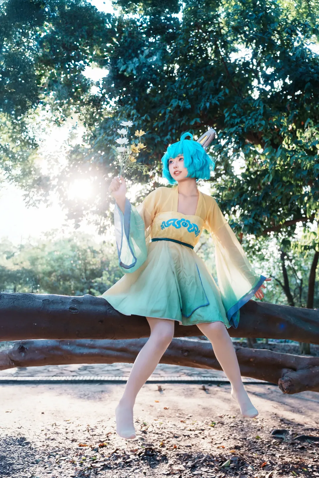 Anime-style photography, Wish of Time, Chinese-style cosplay, Chengdu photoshoot request, Cai Wenji cosplay - Image 1