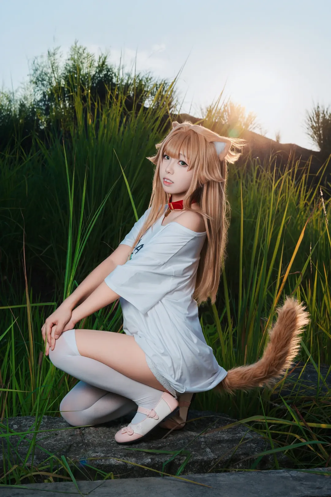 コスプレ, 二次元撮影, 獣耳娘, 屋外ポートレート, 成都での撮影依頼 - 1枚目