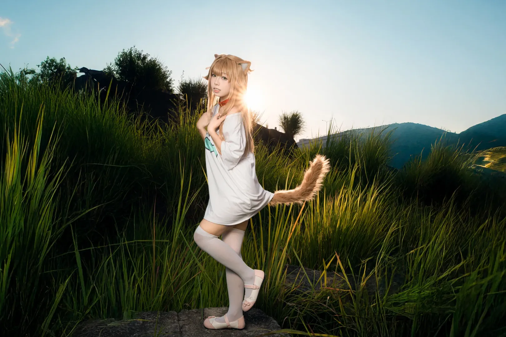コスプレ, 二次元撮影, 獣耳娘, 屋外ポートレート, 成都での撮影依頼 - 2枚目