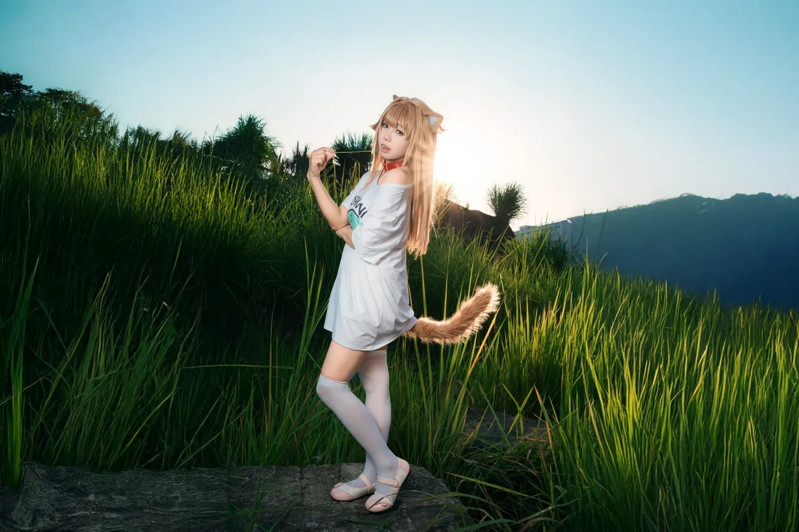 コスプレ, 二次元撮影, 獣耳娘, 屋外ポートレート, 成都での撮影依頼 - 3枚目