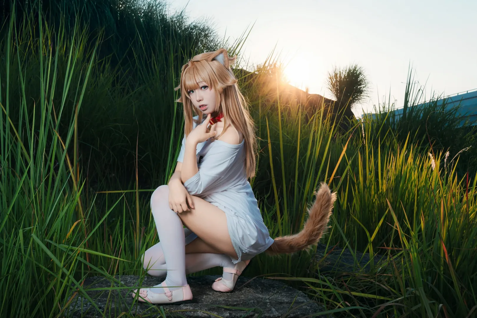 コスプレ, 二次元撮影, 獣耳娘, 屋外ポートレート, 成都での撮影依頼 - 6枚目