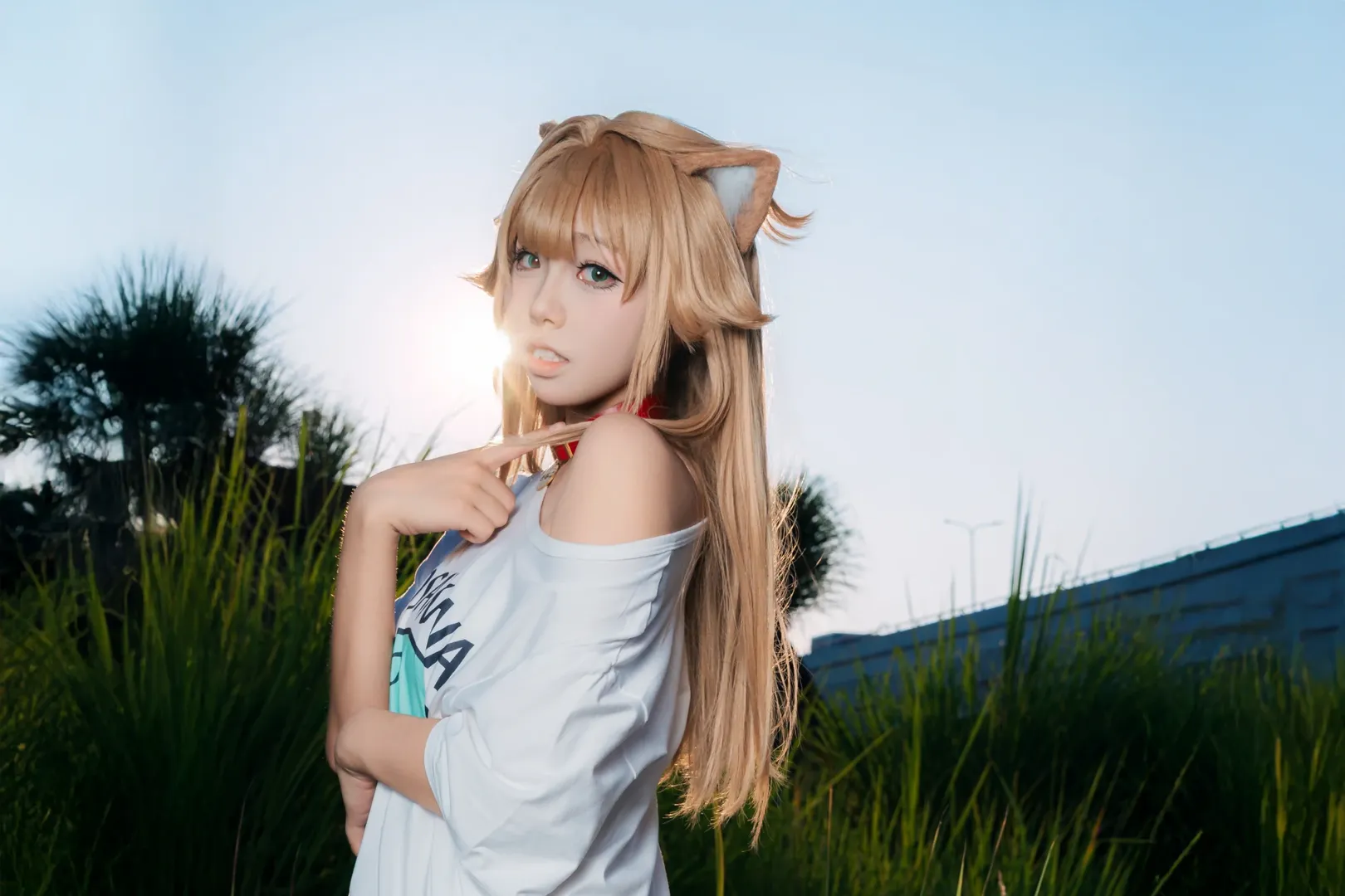 コスプレ, 二次元撮影, 獣耳娘, 屋外ポートレート, 成都での撮影依頼 - 7枚目
