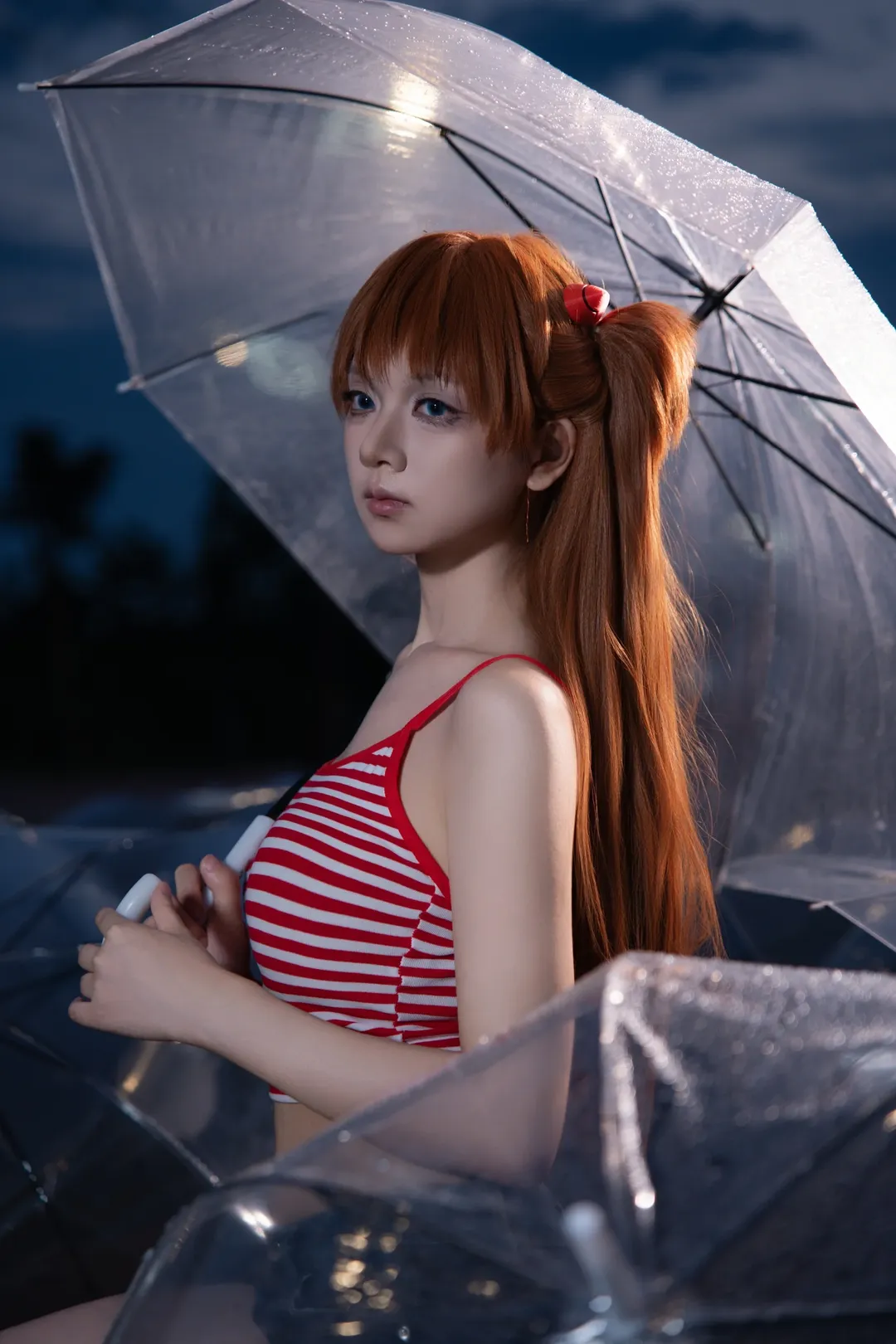 新世紀エヴァンゲリオン, 夜景ポートレート, アスカコスプレ, コスプレ撮影, 成都での撮影依頼 - 6枚目