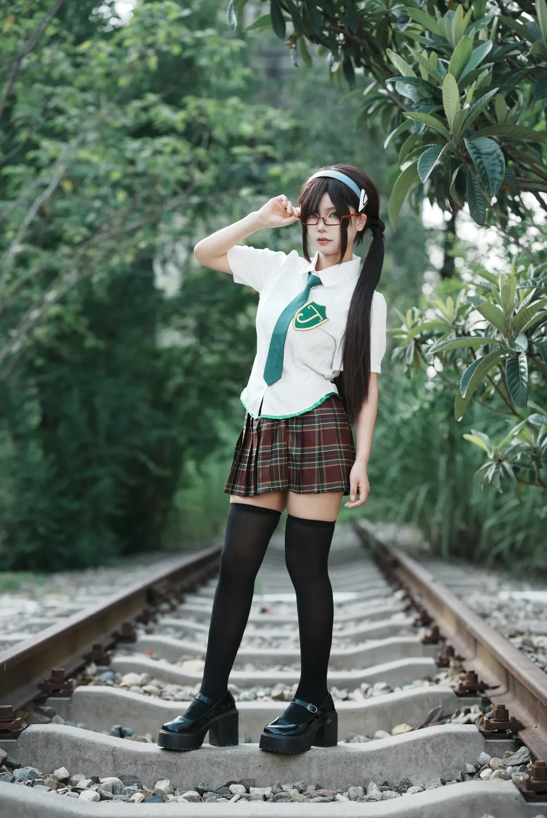 JK制服, 成都约拍, 真希波cos, 工业风场景, 索尼人像 - 第4张
