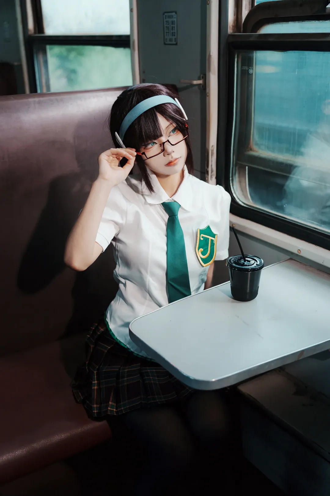 JK制服, 成都约拍, 真希波cos, 工业风场景, 索尼人像 - 第7张