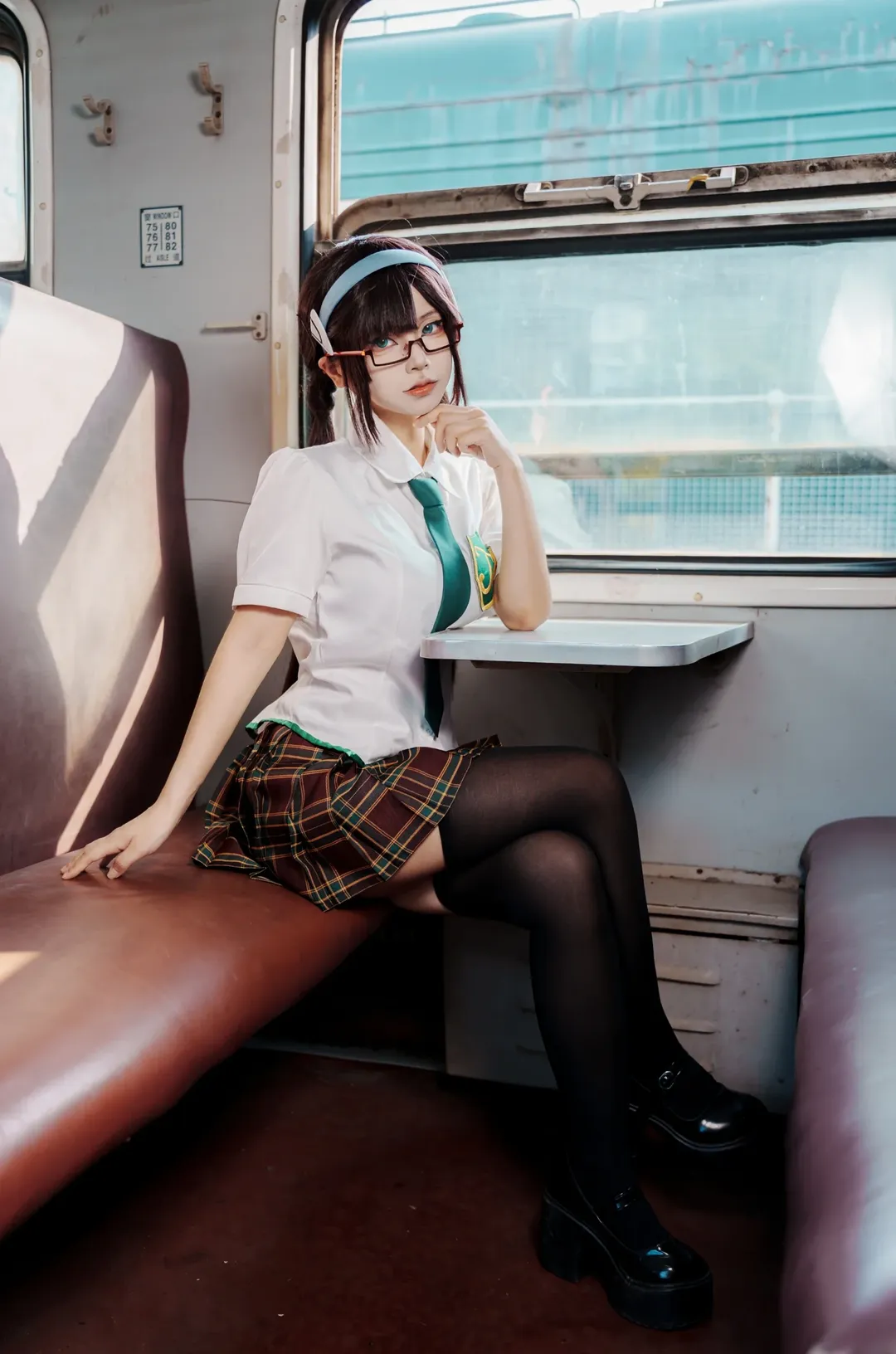JK制服, 成都约拍, 真希波cos, 工业风场景, 索尼人像 - 第8张