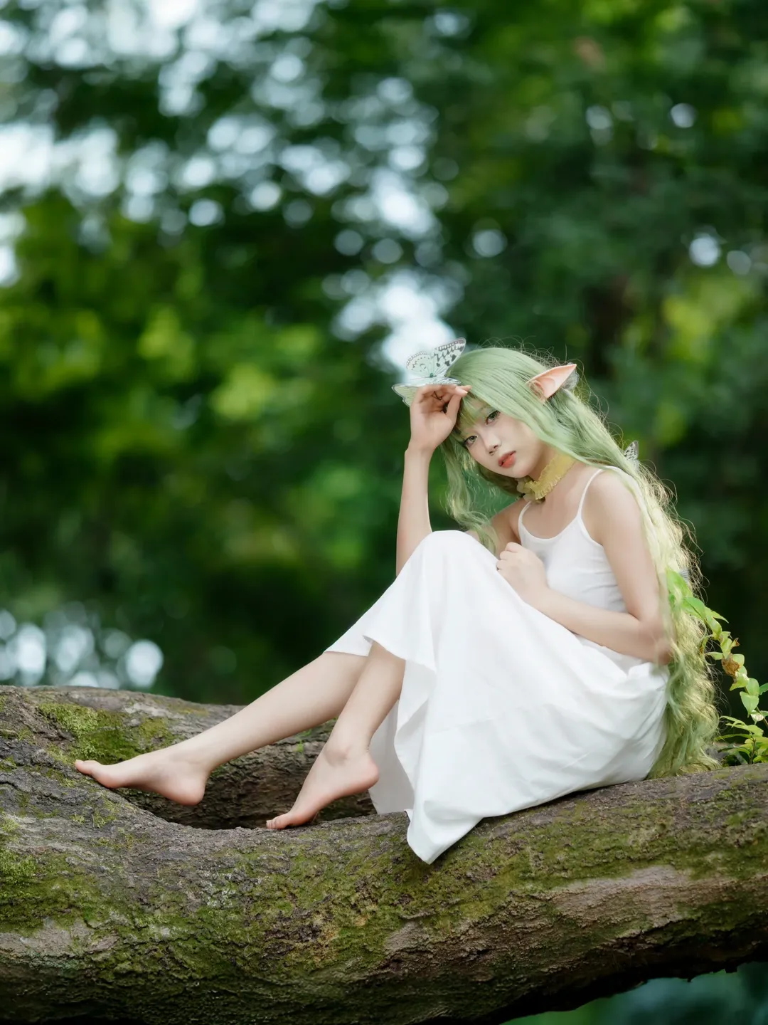 ポートレート, エルフ コスプレ, ACG屋外ロケーション, 成都での撮影依頼, 森系ポートレート - 1枚目