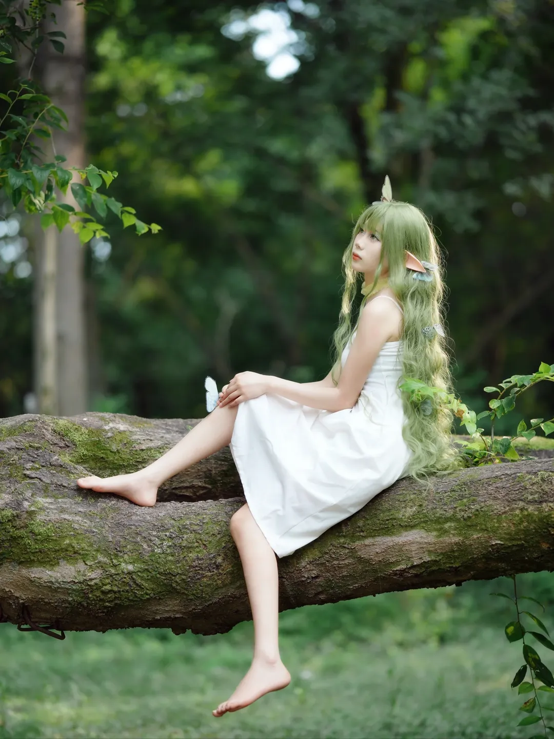 ポートレート, エルフ コスプレ, ACG屋外ロケーション, 成都での撮影依頼, 森系ポートレート - 3枚目