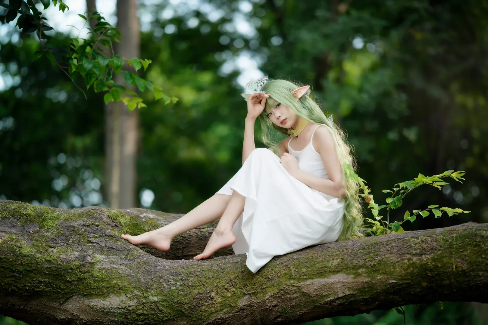 ポートレート, エルフ コスプレ, ACG屋外ロケーション, 成都での撮影依頼, 森系ポートレート - 6枚目