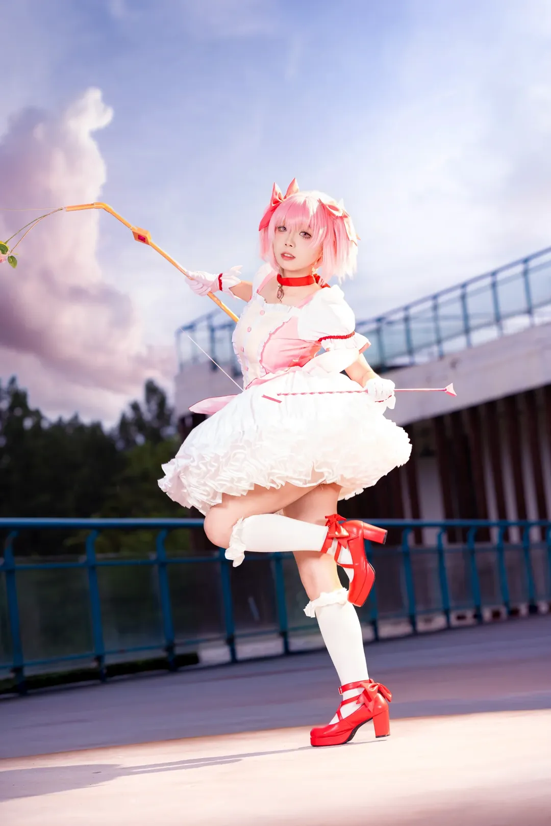 二次元撮影, 成都での撮影依頼, 魔法少女まどか☆マギカ コスプレ, フラッシュライティング, ポートレート - 1枚目