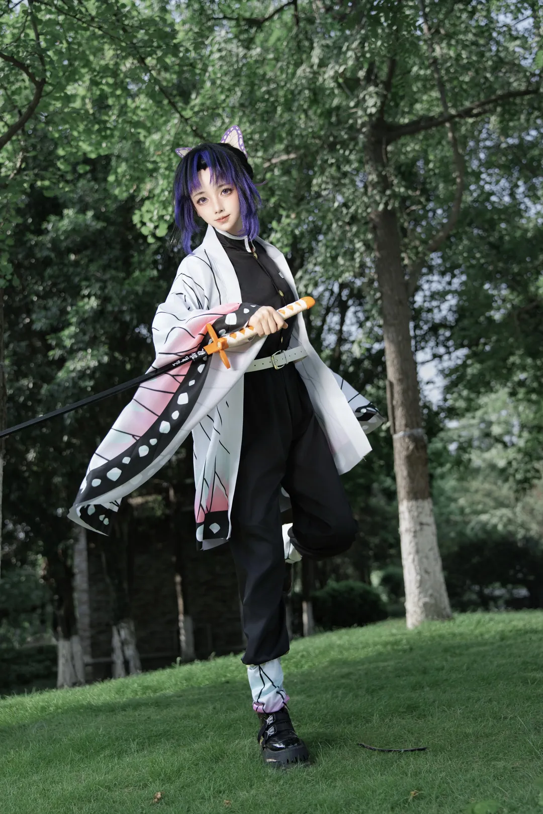 コスプレ, コスプレ写真, 鬼滅の刃, 胡蝶しのぶ コスプレ, 成都での撮影依頼