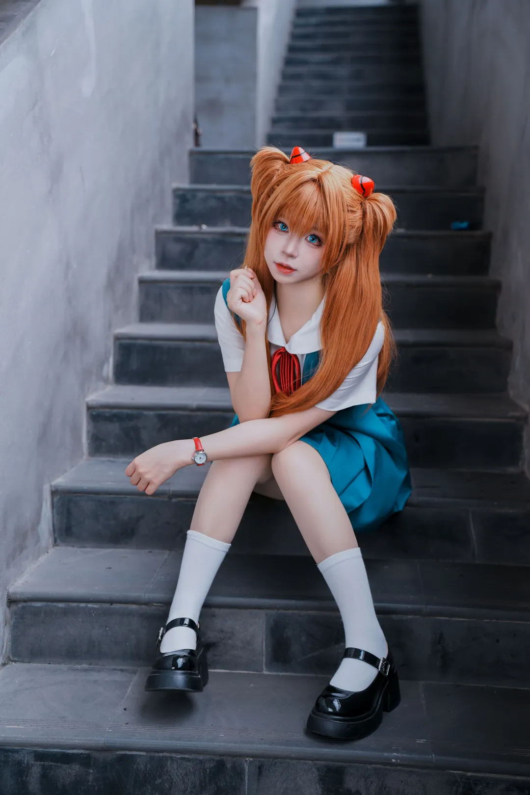 二次元cosplay, EVA, 明日香cos, 数码仿胶片, 成都约拍 - 第10张