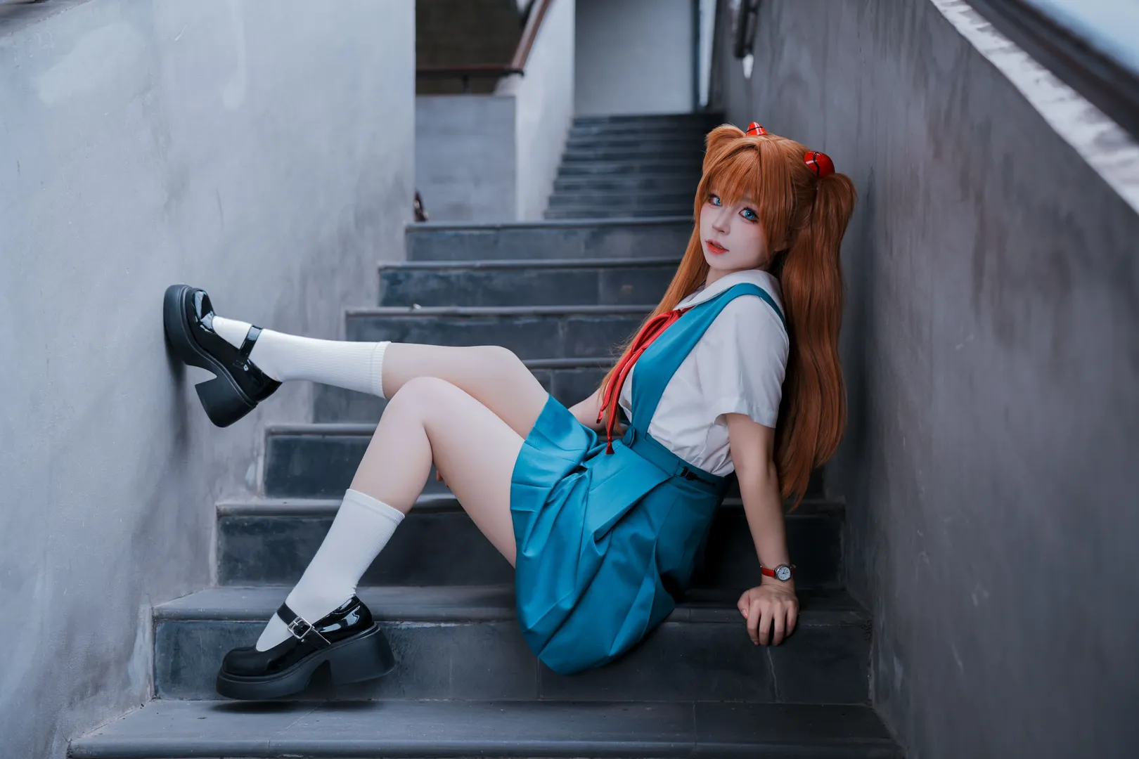 二次元cosplay, EVA, 明日香cos, 数码仿胶片, 成都约拍 - 第11张