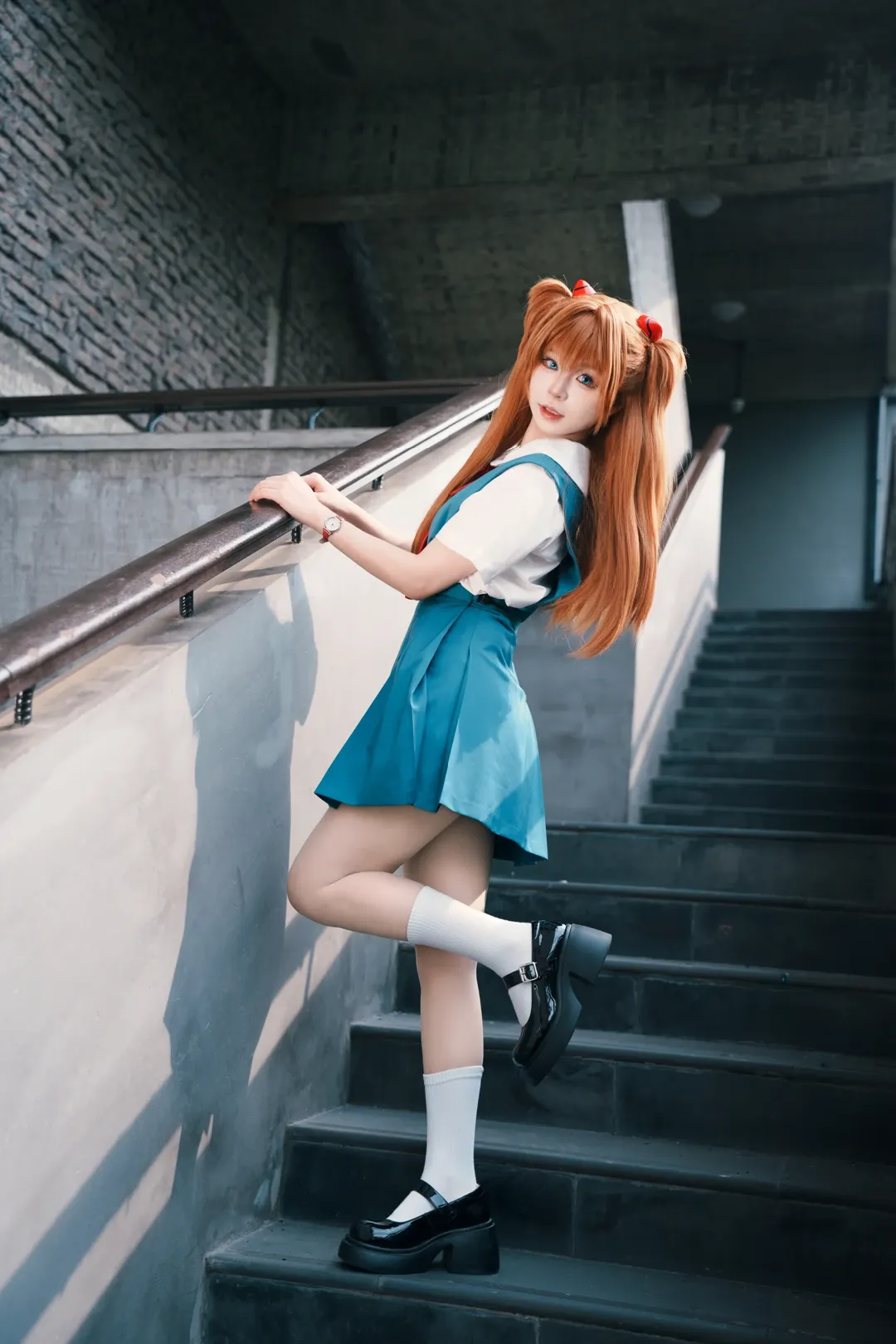 二次元cosplay, EVA, 明日香cos, 数码仿胶片, 成都约拍