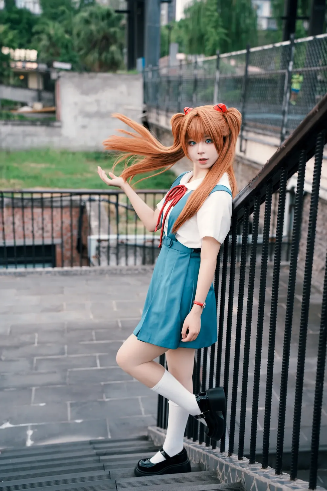 二次元cosplay, EVA, 明日香cos, 数码仿胶片, 成都约拍 - 第4张
