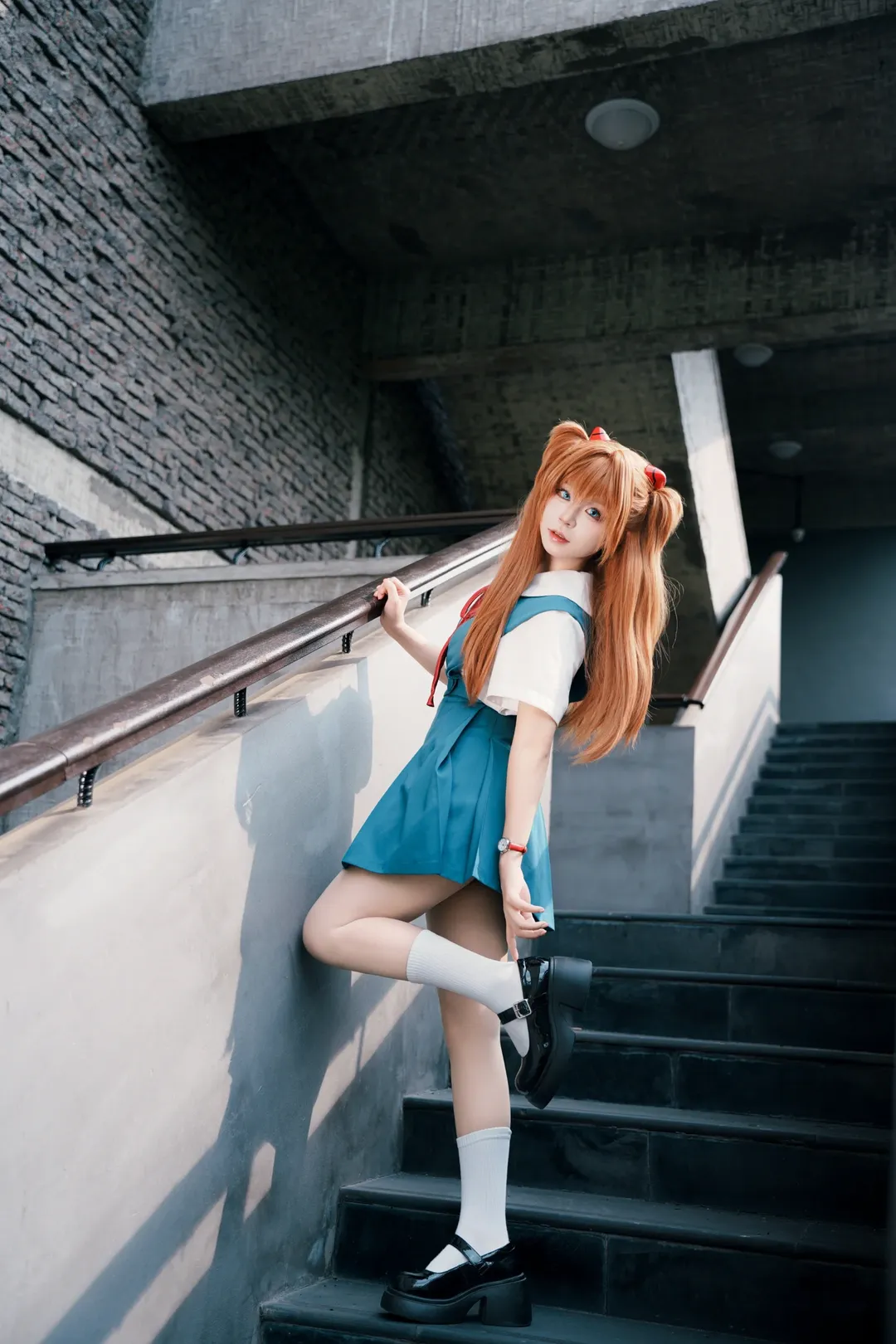 二次元cosplay, EVA, 明日香cos, 数码仿胶片, 成都约拍 - 第6张