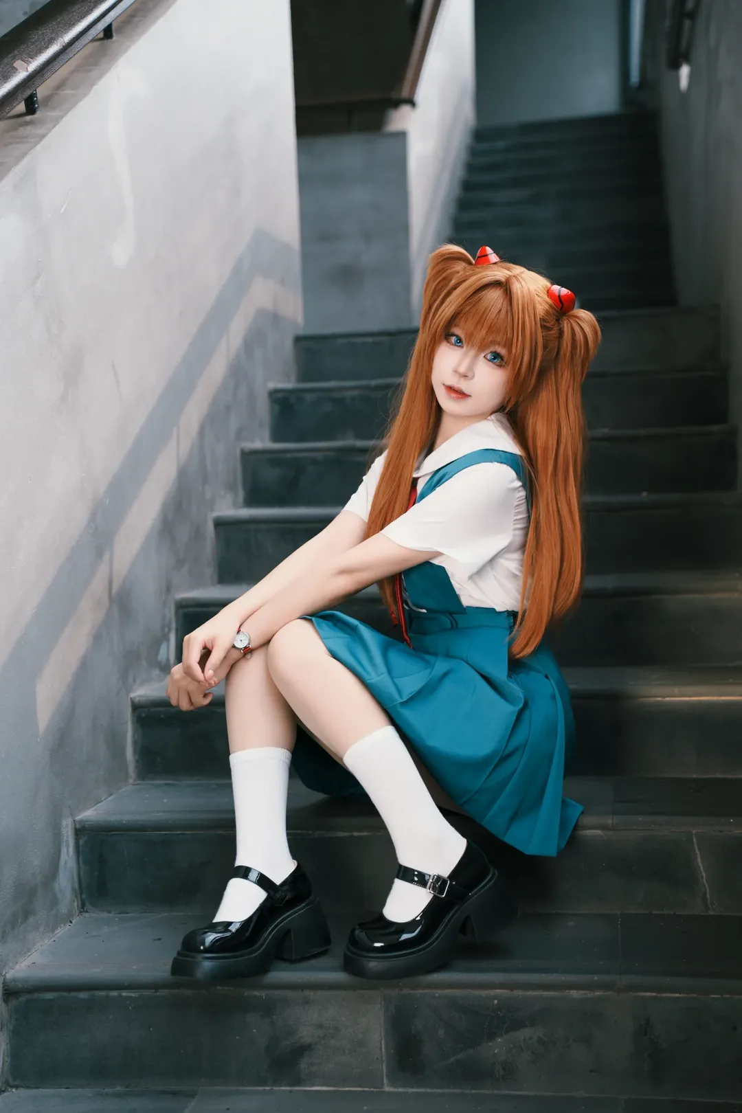 二次元cosplay, EVA, 明日香cos, 数码仿胶片, 成都约拍 - 第9张
