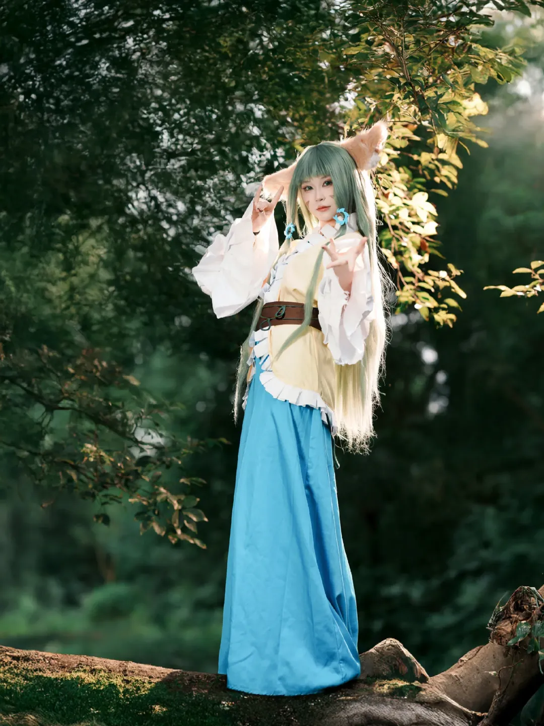 二次元摄影, 狐妖小红娘, Cosplay正片, 涂山容容cos, 森系外景 - 第2张