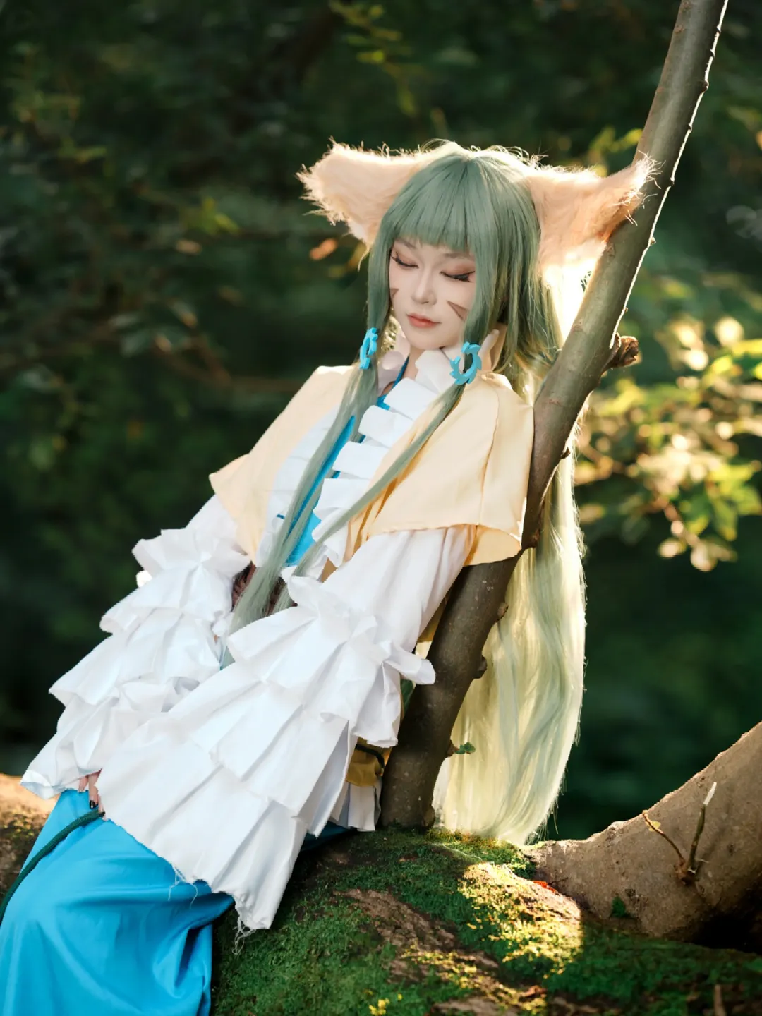二次元摄影, 狐妖小红娘, Cosplay正片, 涂山容容cos, 森系外景 - 第3张