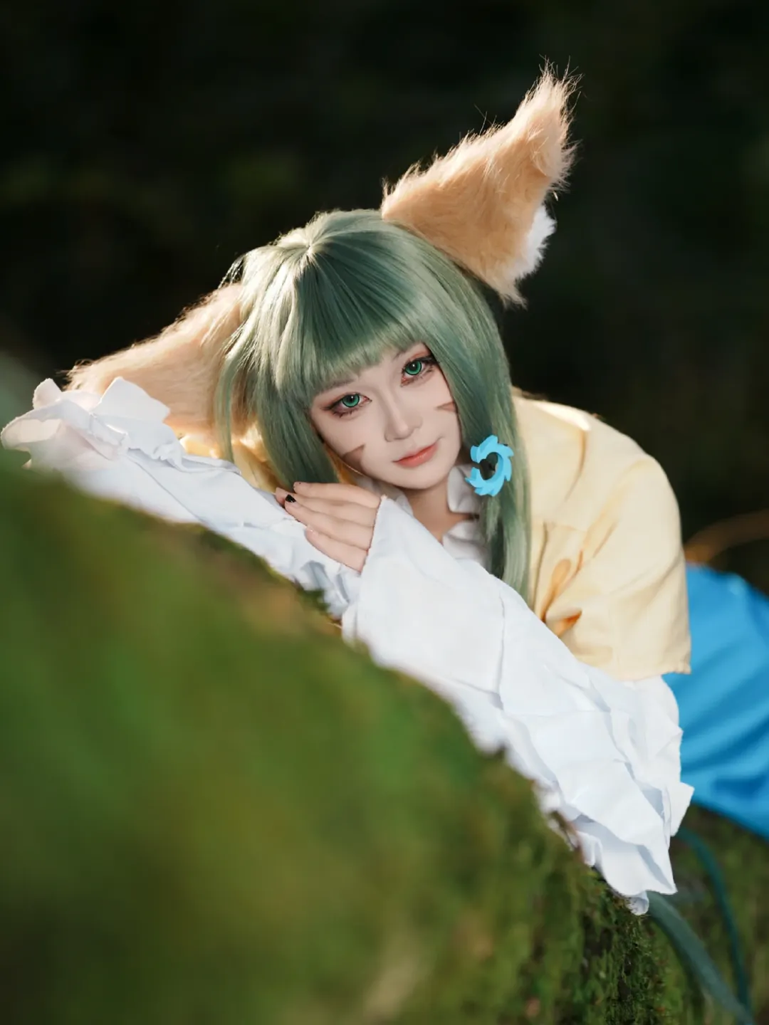 二次元摄影, 狐妖小红娘, Cosplay正片, 涂山容容cos, 森系外景