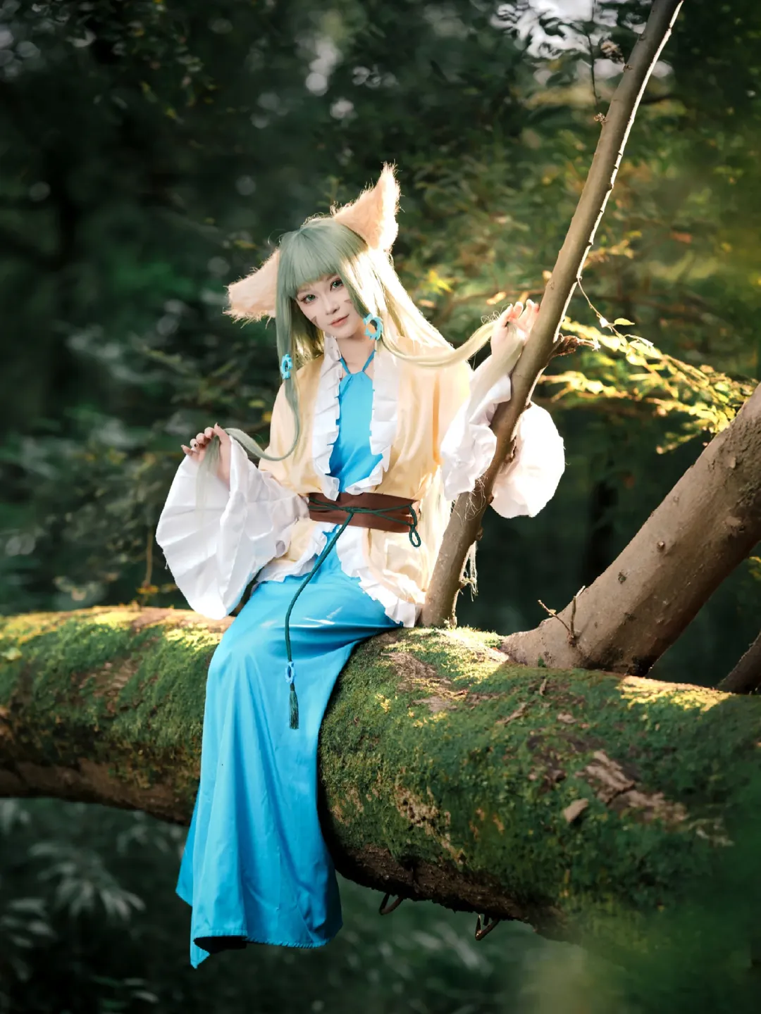 二次元摄影, 狐妖小红娘, Cosplay正片, 涂山容容cos, 森系外景 - 第6张