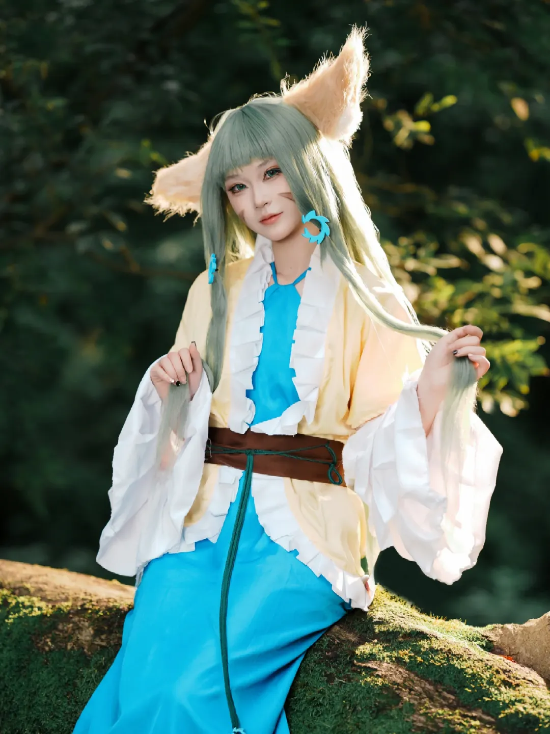 二次元摄影, 狐妖小红娘, Cosplay正片, 涂山容容cos, 森系外景 - 第8张