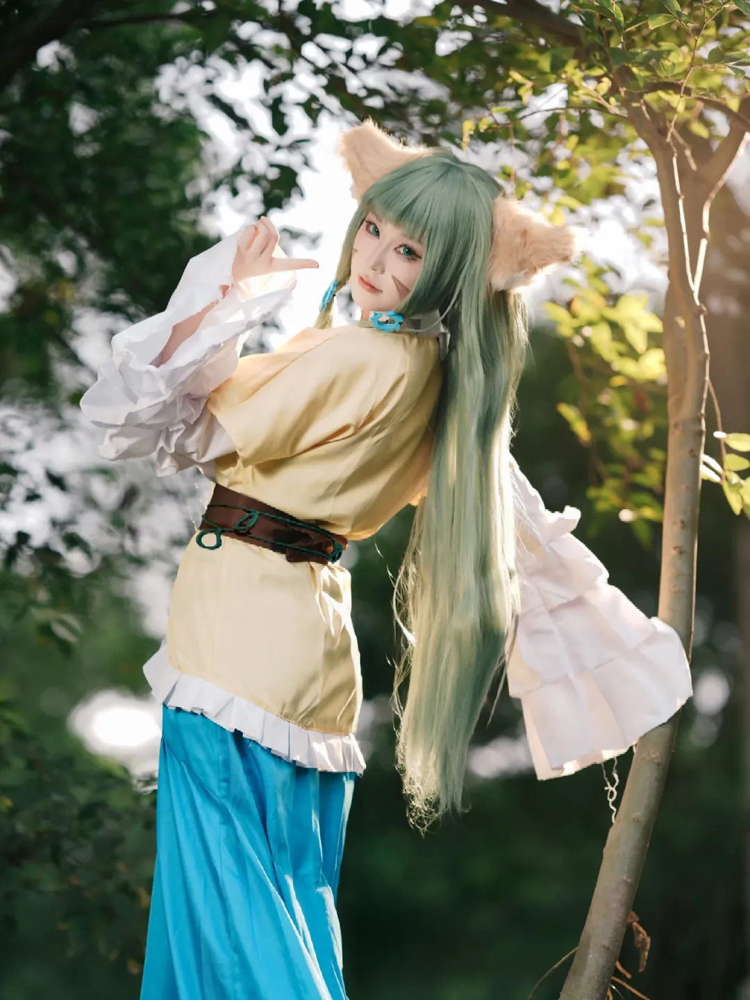 二次元摄影, 狐妖小红娘, Cosplay正片, 涂山容容cos, 森系外景 - 第9张