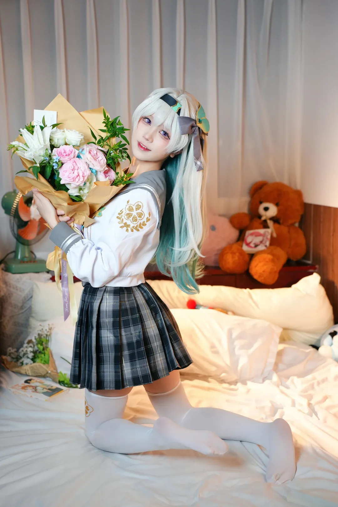 コスプレ, 二次元撮影, 崩壊：スターレイル, ホタル コスプレ, JK制服