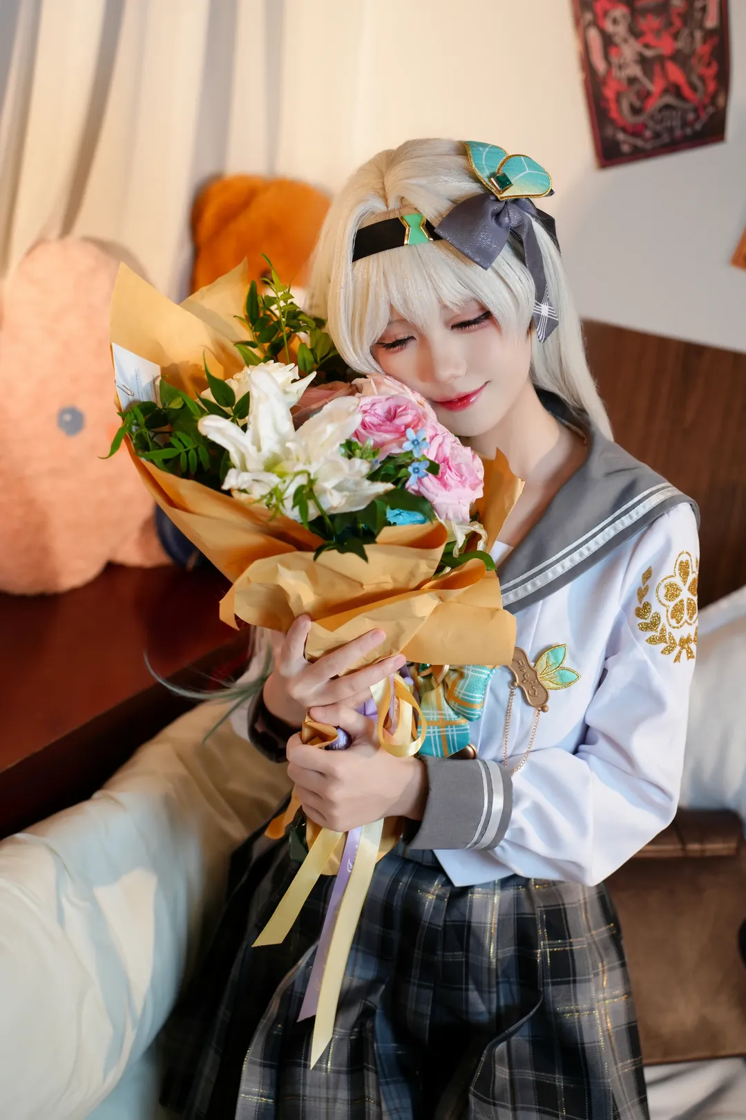 cosplay, 二次元攝影, 崩壞星穹鐵道, 流螢cos, jk制服 - 第11張